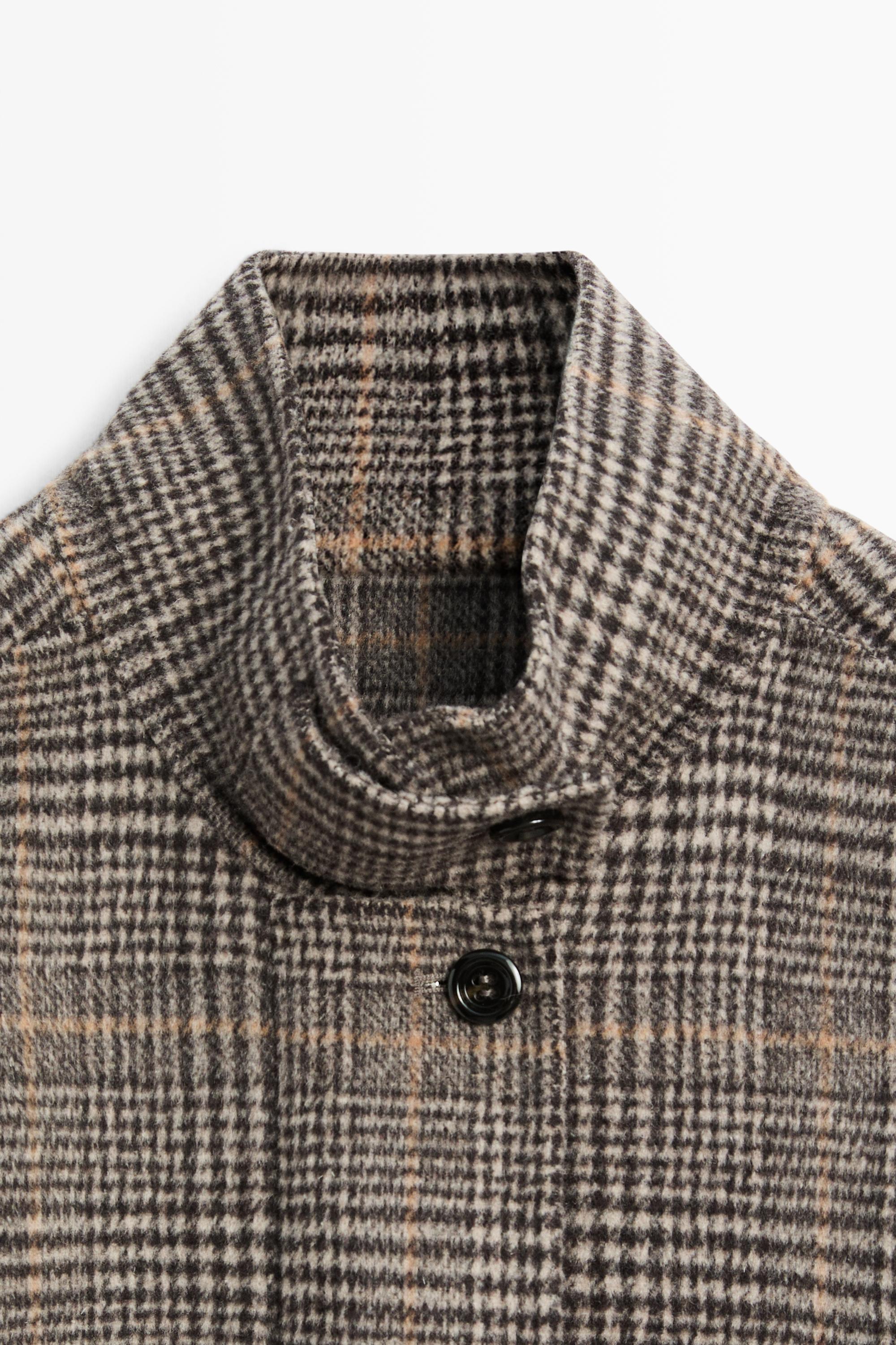 Veste bomber à carreaux