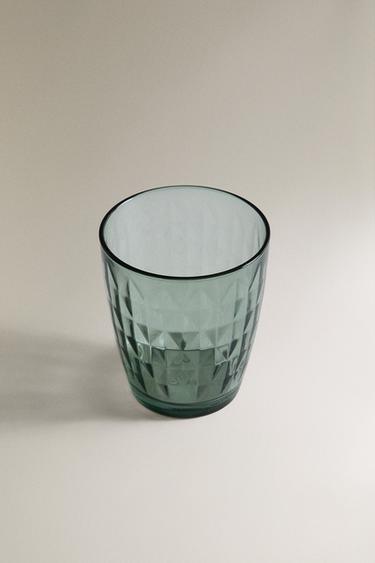 VERRE RELIEF DIAMANT - Bleu de Zara - Image 1