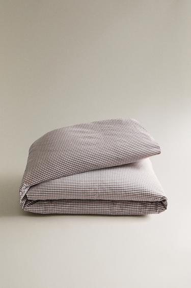 CHILDREN’S CHECK DUVET COVER - Multicoloured by Zara - Image 4