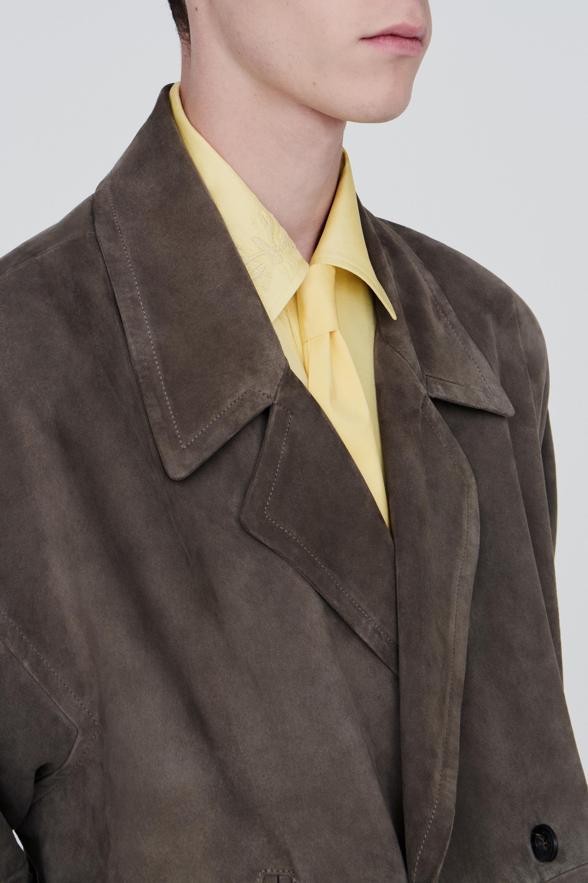 CROPPED SUEDE JACKET