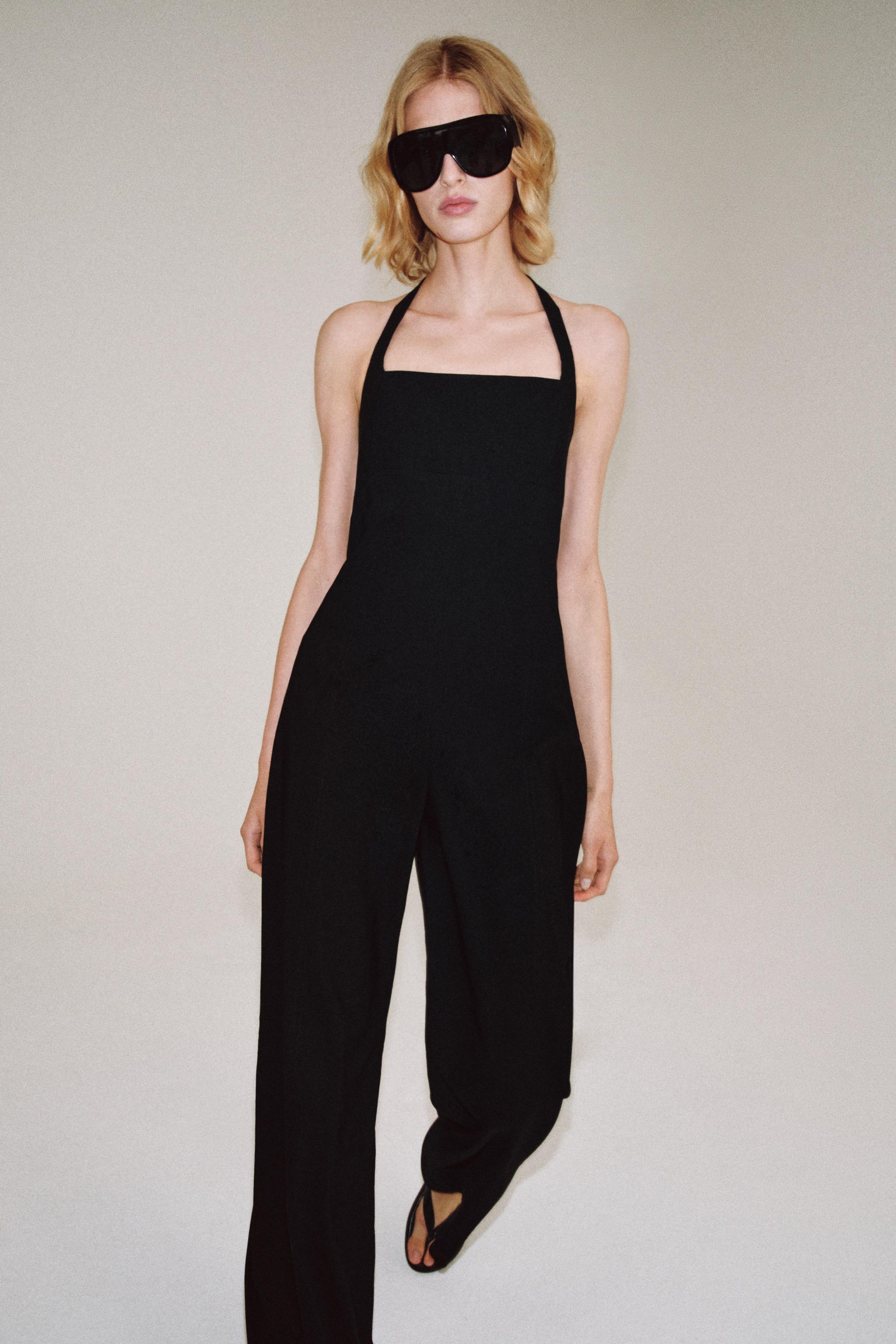 Zara ZW COLLECTION HALTER NECK JUMPSUIT — фото 4