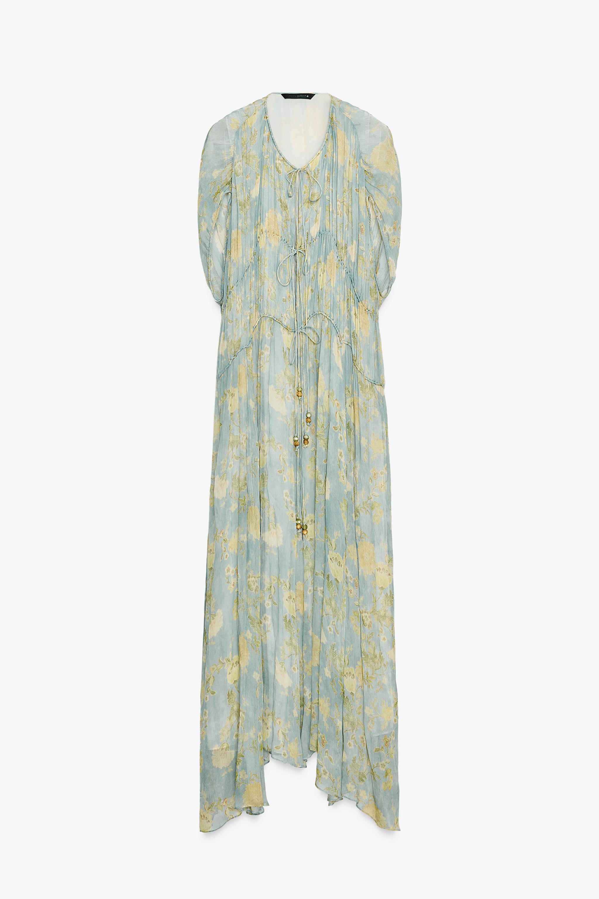 ZW COLLECTION プリント柄ワンピース - プリント地 | ZARA Japan