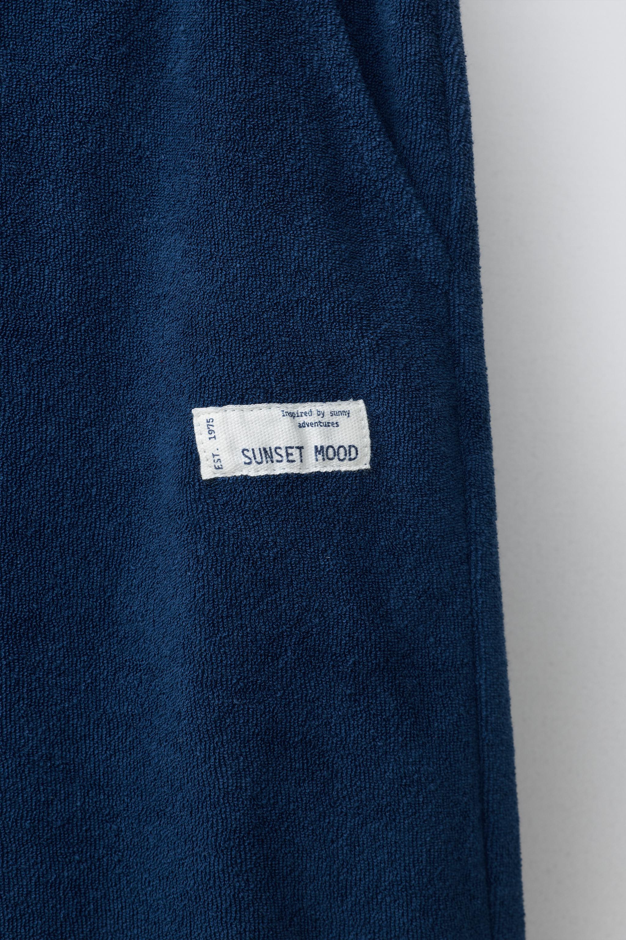 TOWEL EFFECT POLO AND BERMUDA SET