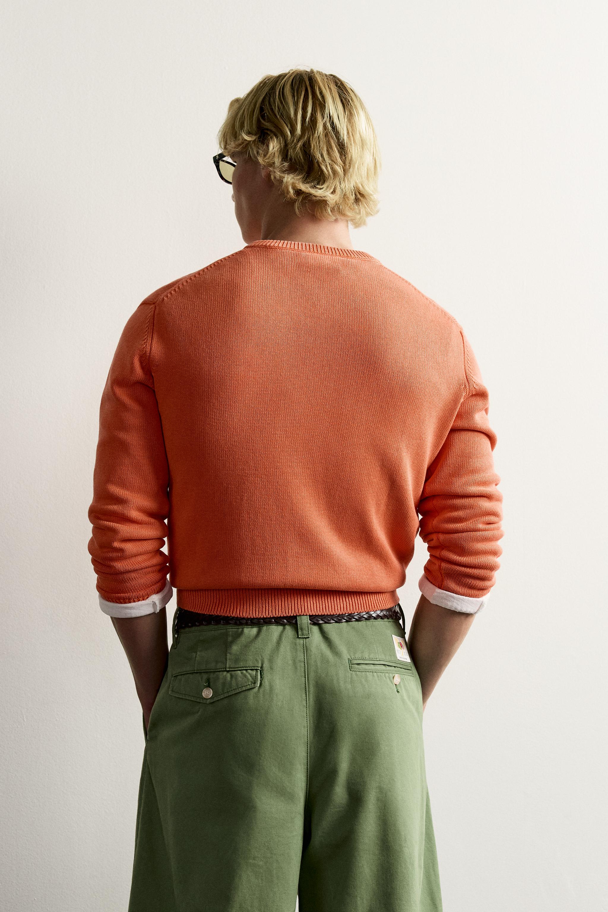 PULL 100% COTON BRODÉ FRUIT OF THE LOOM