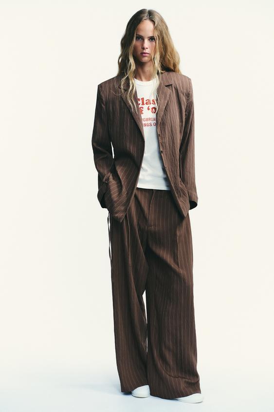 DOUBLE PLEAT FLAP PANTS from Zara - $59.90