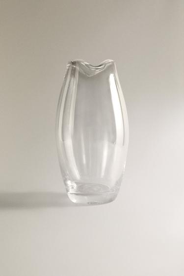 VASE HAUT À COL IRRÉGULIER - Perle / Beige de Zara