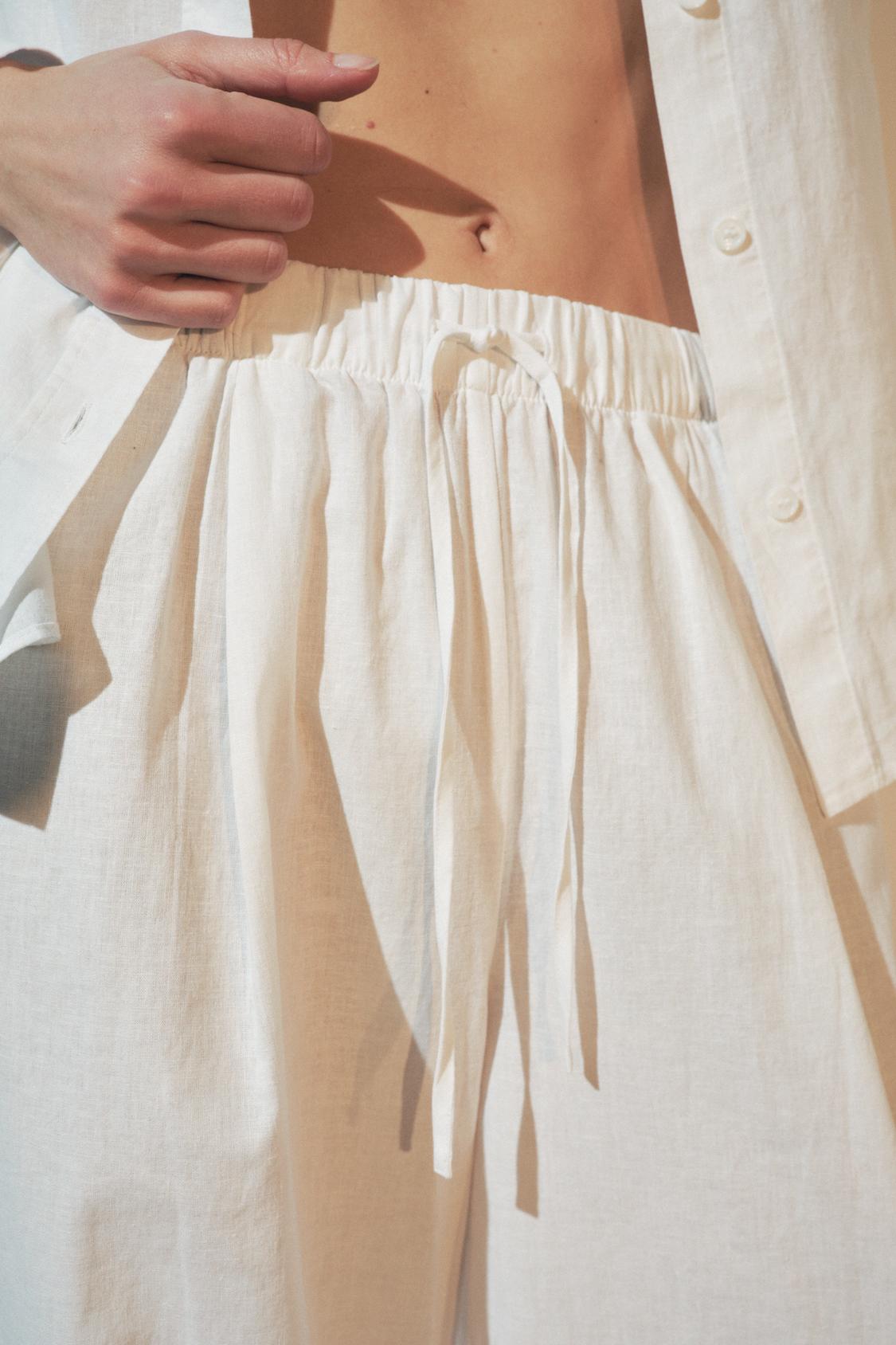 LINEN TROUSERS ZW COLLECTION