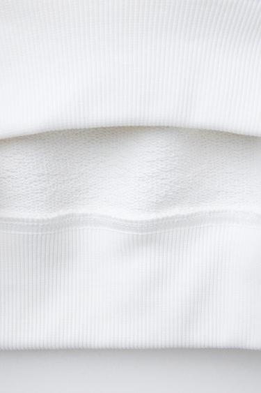 CINNAMOROLL © SANRIO RAISED SHINY SWEATSHIRT - Oyster-white by Zara - Image 3