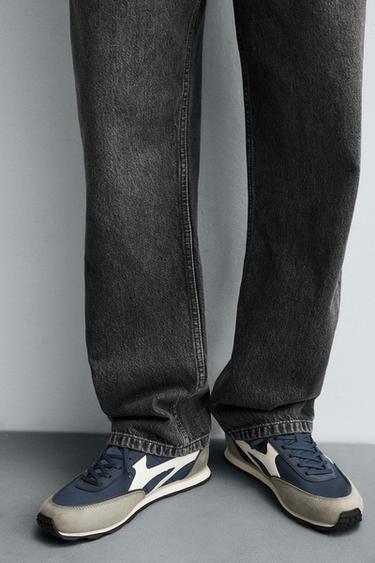 BASKETS STYLE RÉTRO - Bleu de Zara - Image 2