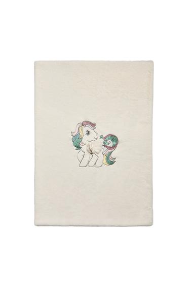 MY LITTLE PONY© FLEECE BABY BLANKET - Ecru by Zara