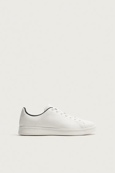 ZAPATILLA PIEL - Blanco de Zara