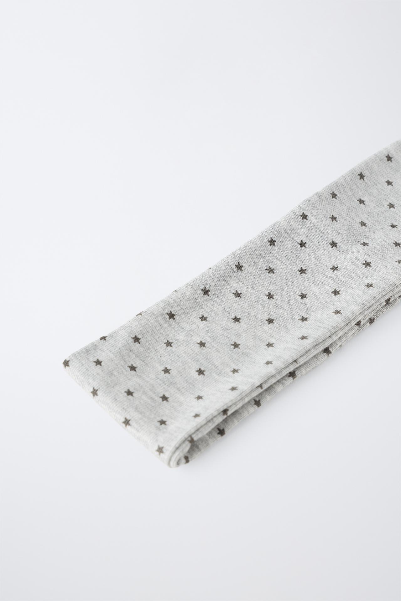STUDDED STAR ELASTIC HEADBAND 2-PACK — Multicolored