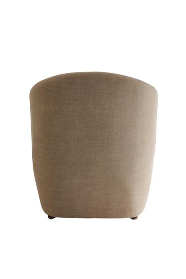 Zara LINEN ACCENT CHAIR - Light beige