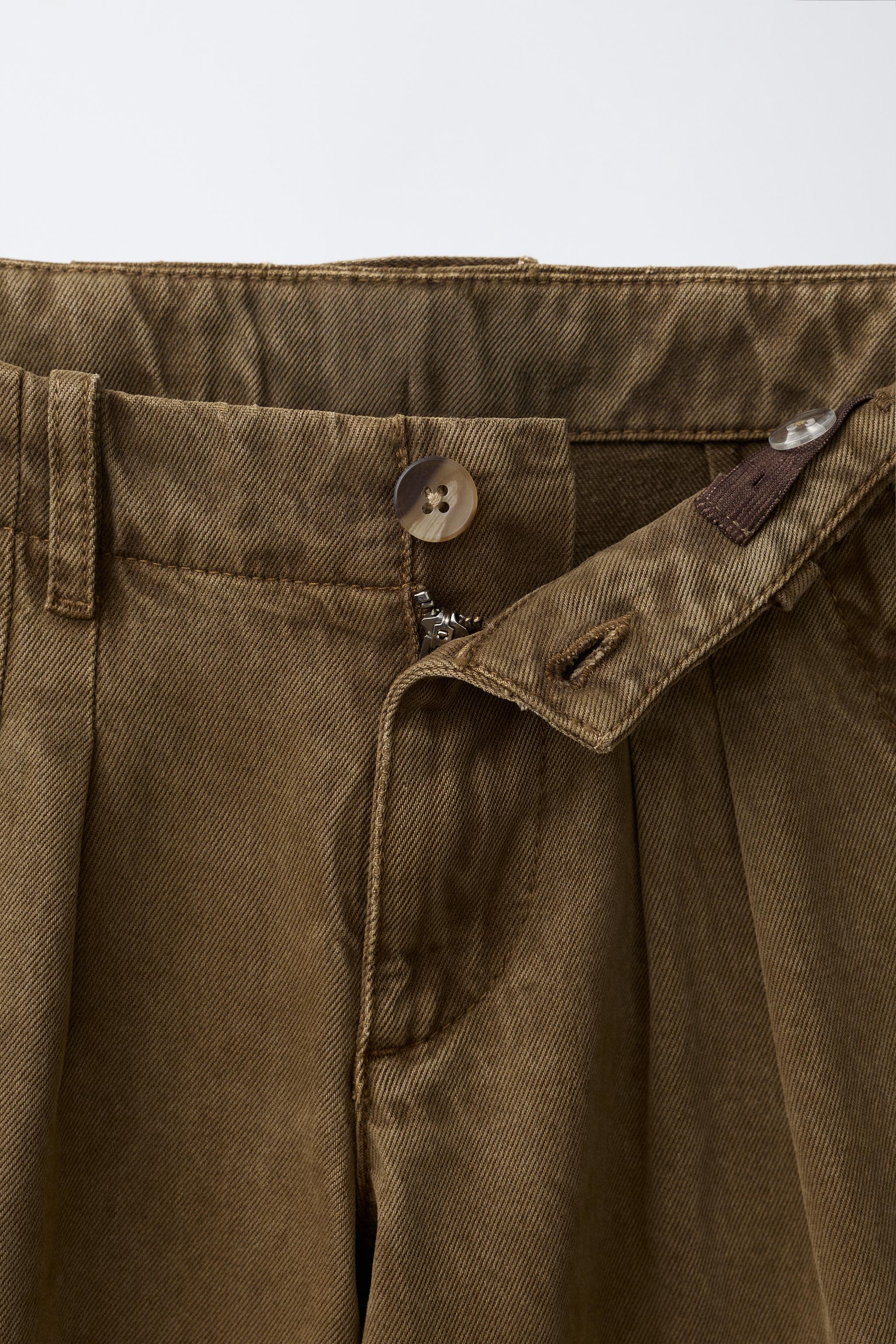 PANTALON RELAXED À PINCES