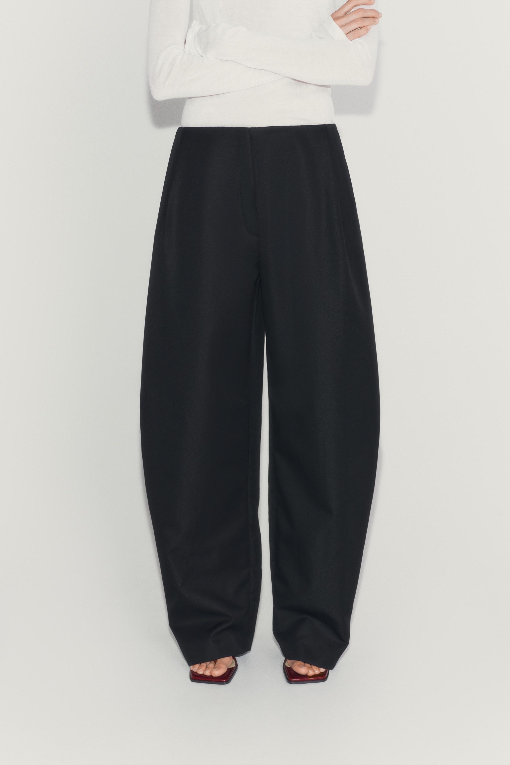 PANTALON LARGE À PINCES ZW COLLECTION