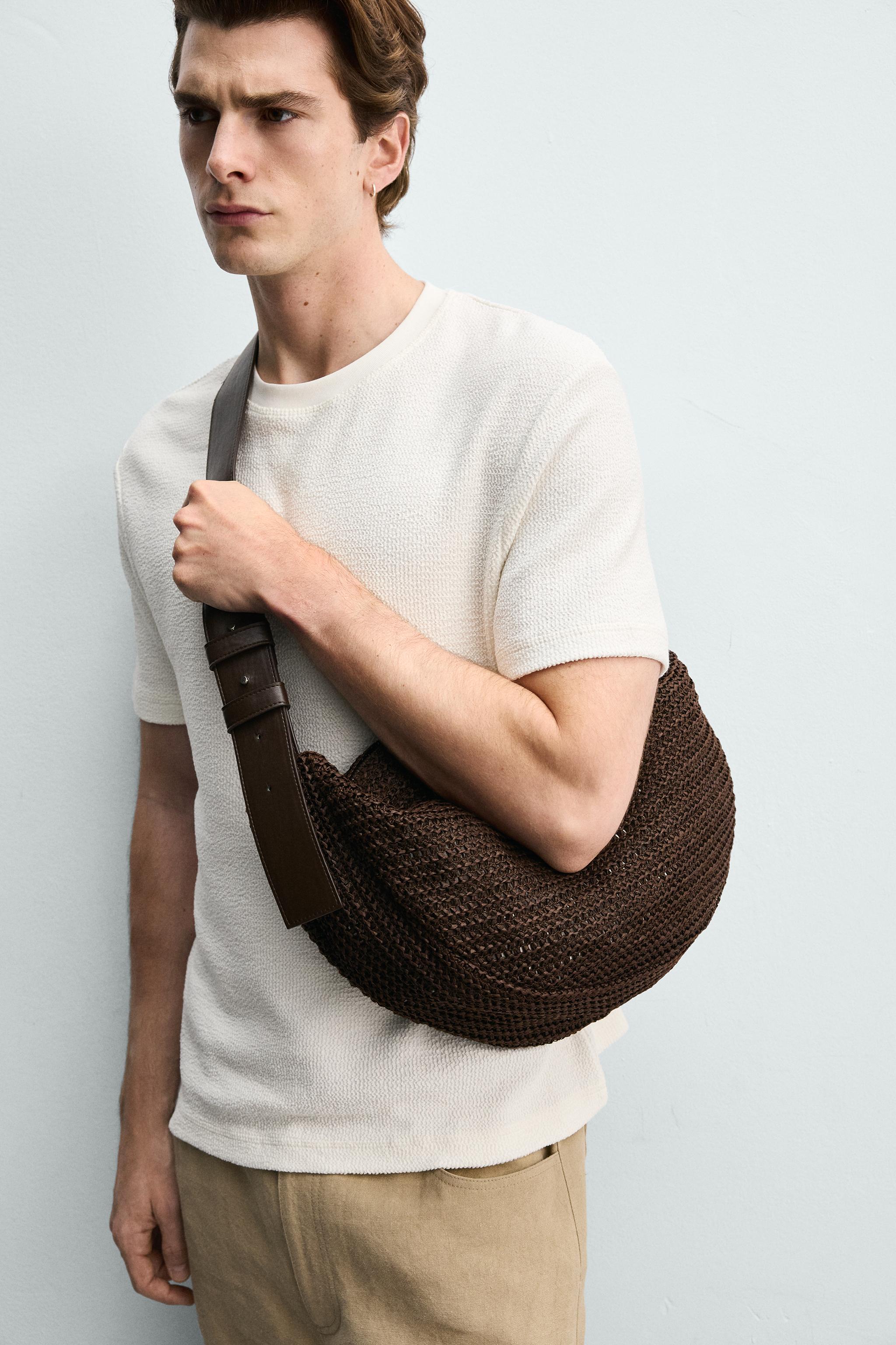 WOVEN SHOULDER BAG