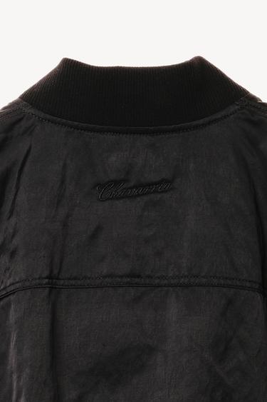 WILLY CHAVARRIA X ZARA OVERSIZE BOMBER GILET - Black by Zara - Image 6