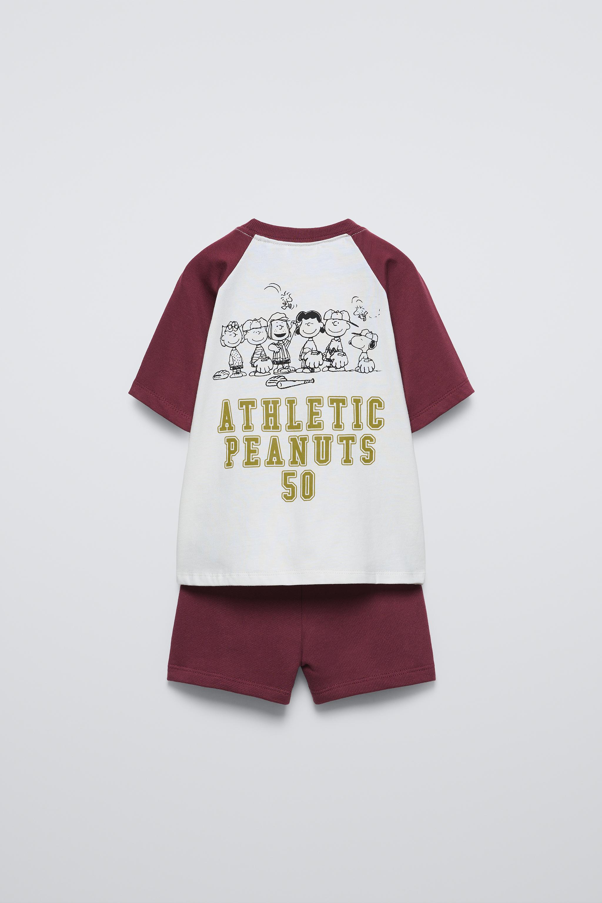 New Zara Snoopy Peanuts cheapest Joggers Pants And T-shirt