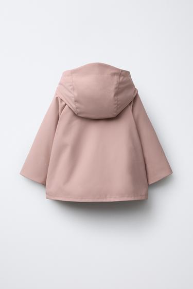BLOUSON GOMMÉ DÉPERLANT - Rose de Zara - Image 1