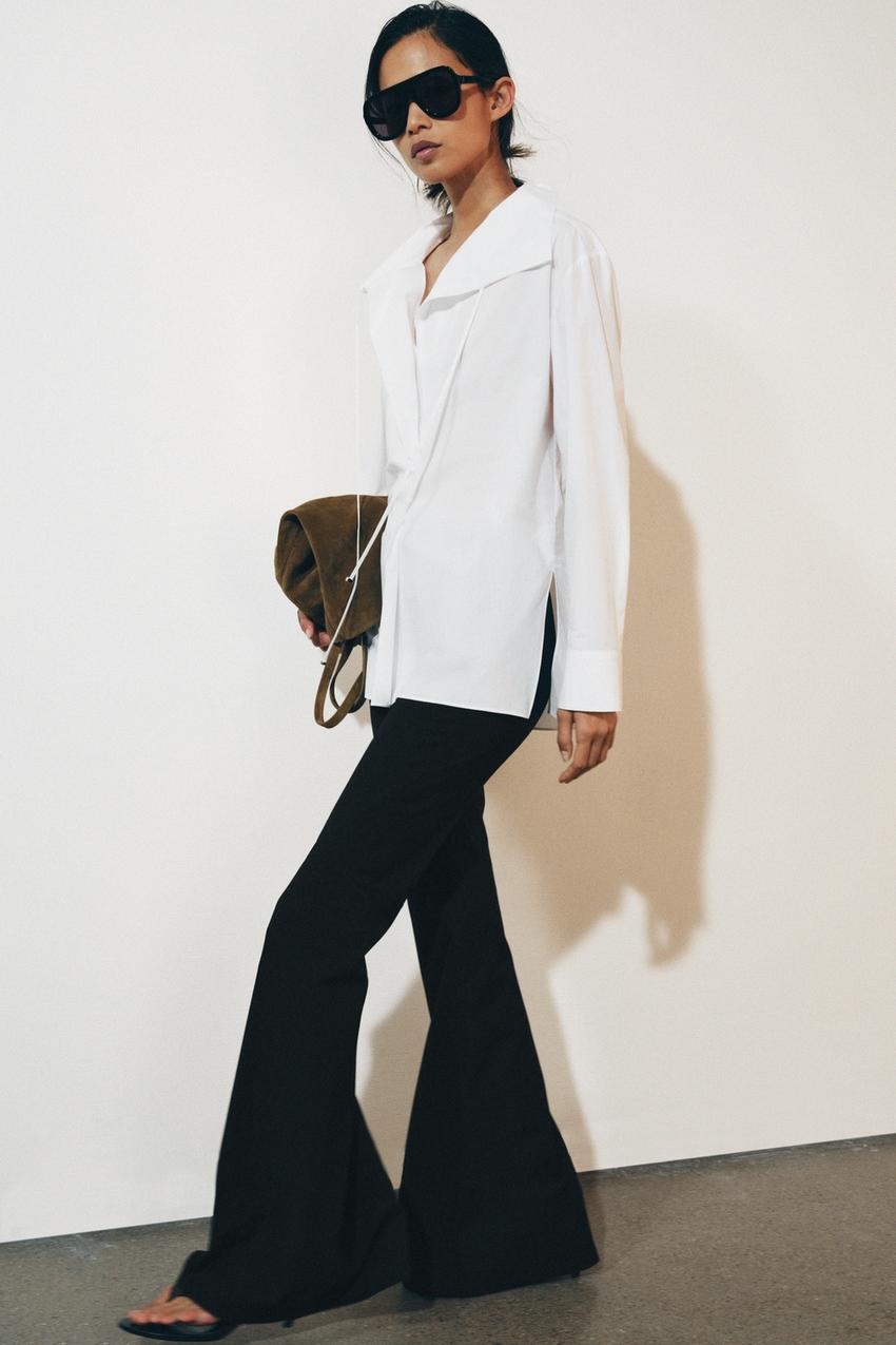 ZW COLLECTION オーバーサイズシャツ - ホワイト | ZARA Japan / 日本