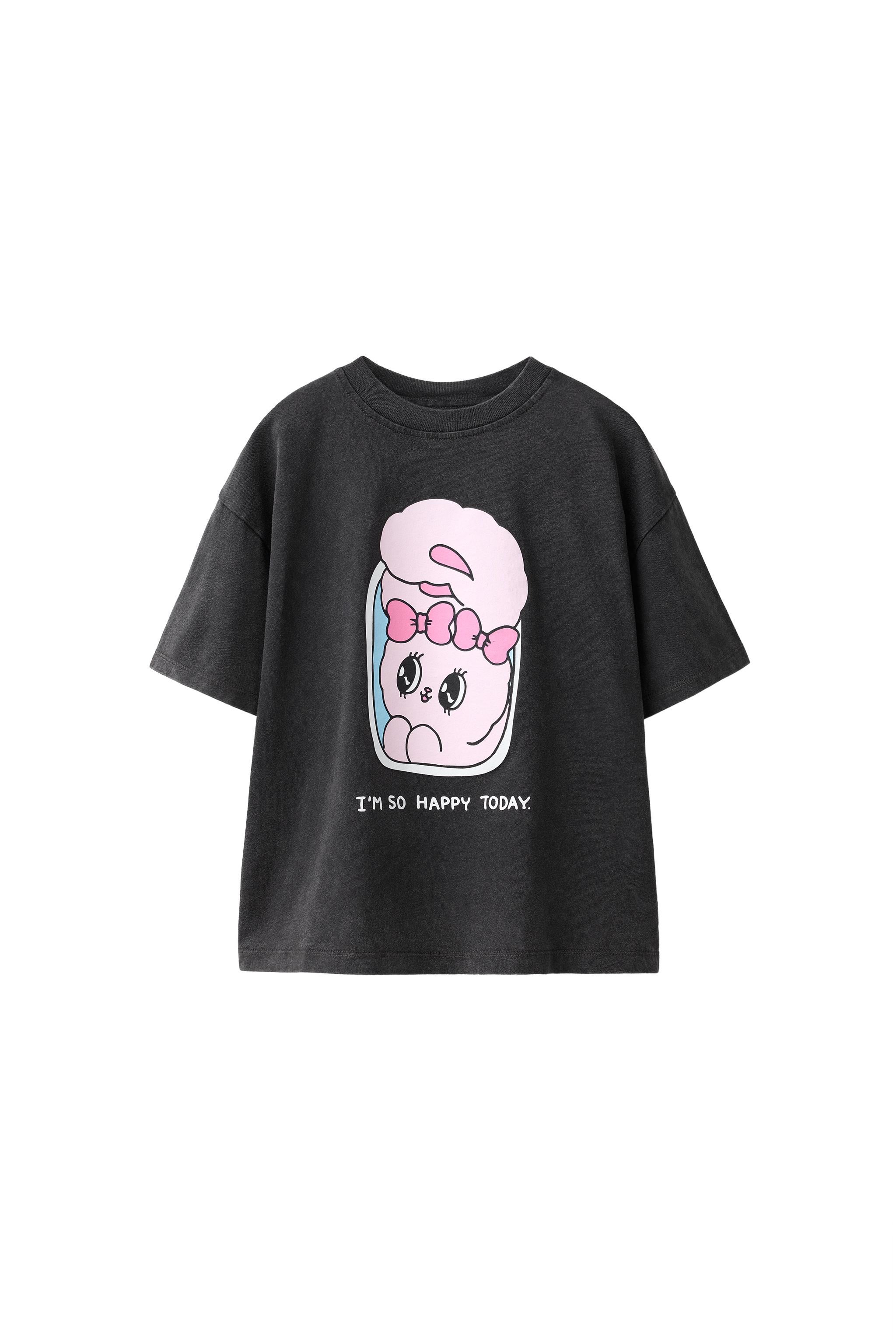 ESTHER BUNNY © T-SHIRT - Anthracite grey | ZARA United States
