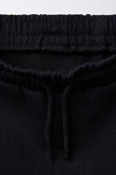 BERMUDA MOLLETON CONFORT - Noir de Zara - Image 3