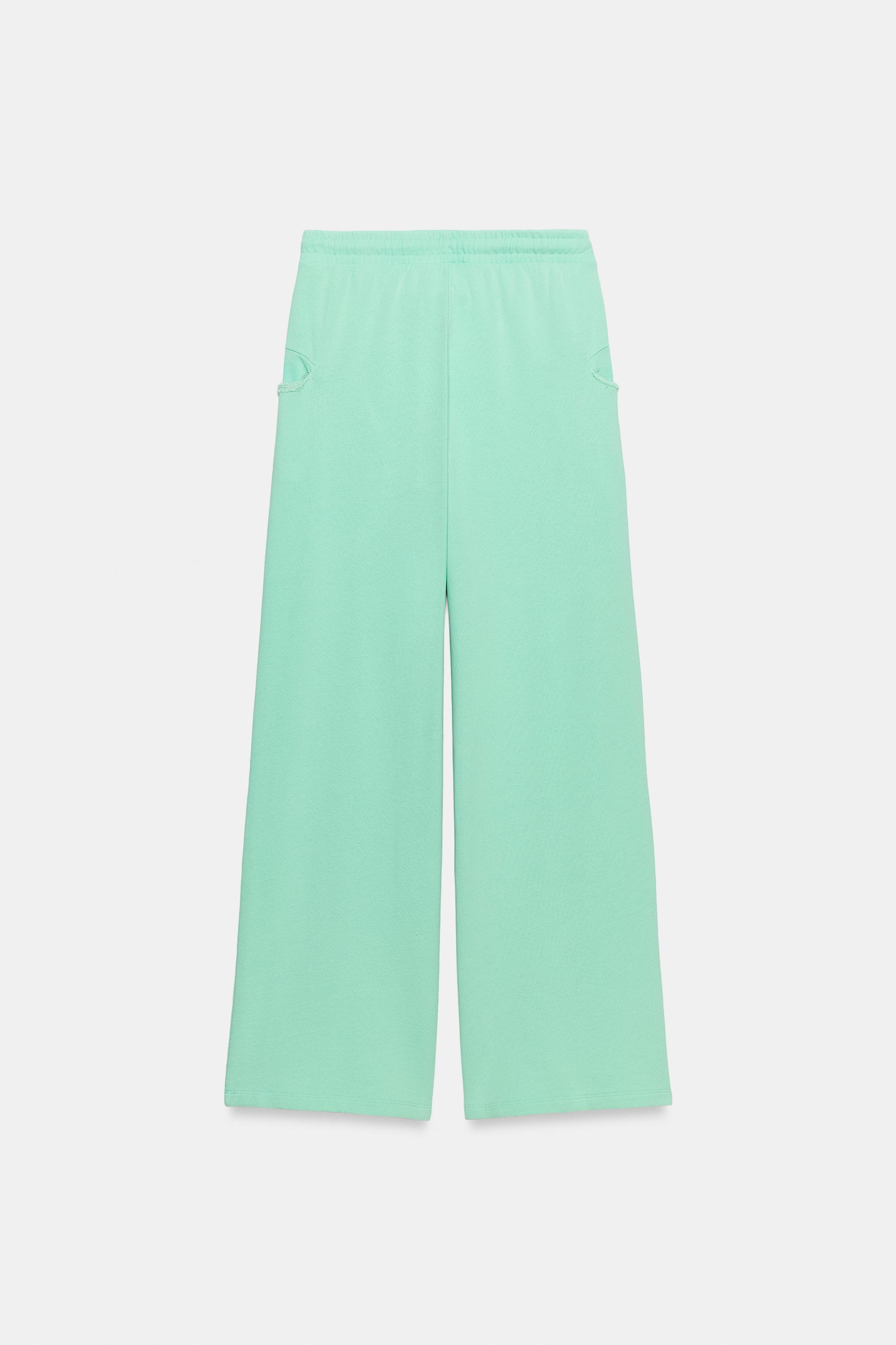 NEON WIDE-LEG TROUSERS