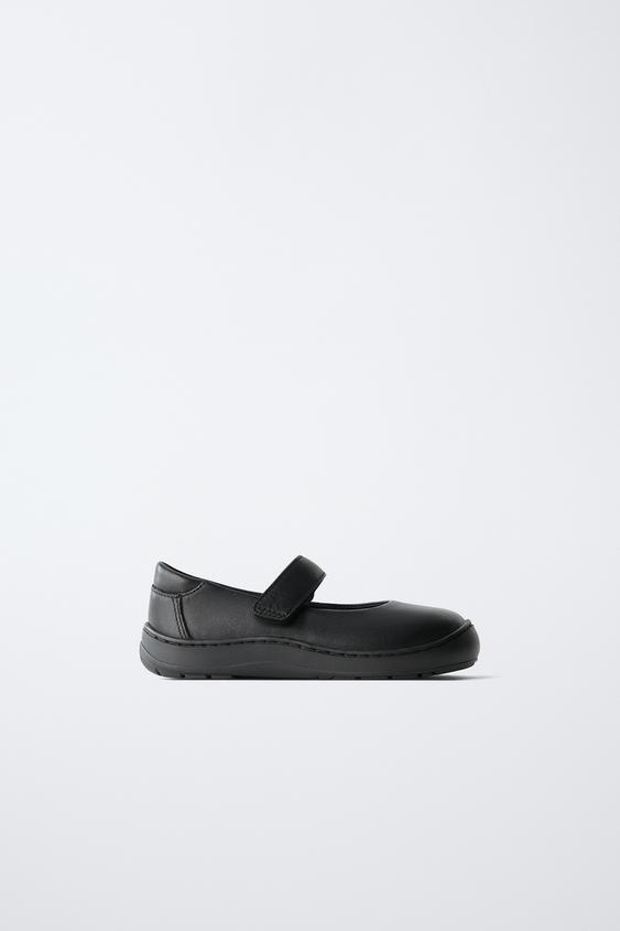 BAILARINA BAREFOOT PIEL - Negro de Zara - Imagen 0