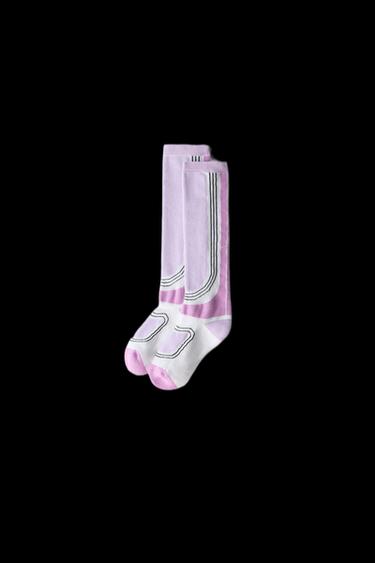 SKI COLLECTION LONG THERMAL SOCKS - Pink by Zara - Image 0