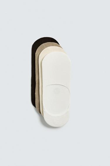PACK OF 4 NO-SHOW SOCKS - various by Zara