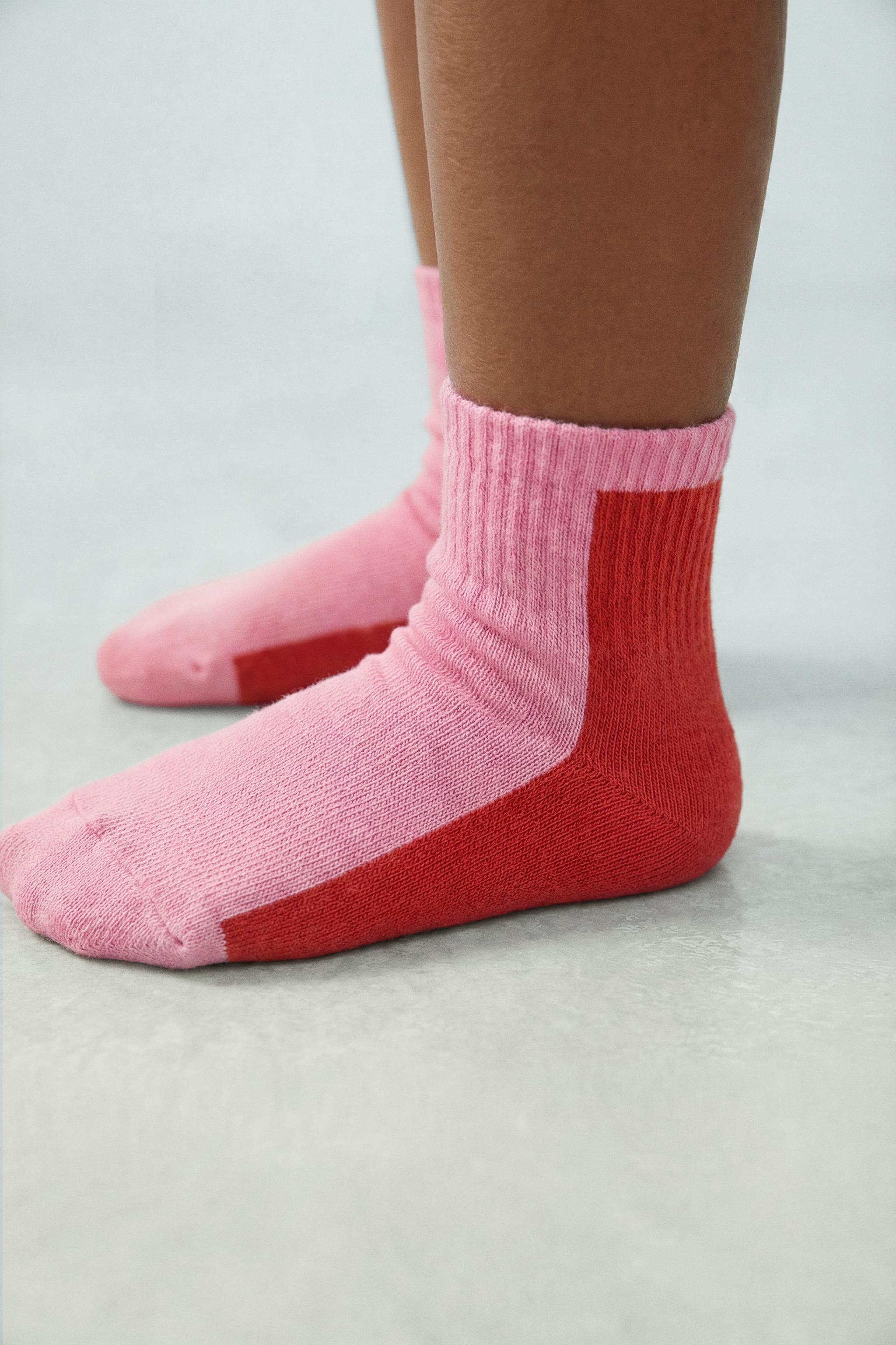 CASA LAWA X ZARA KIDS TWO-PACK SHORT SOCKS