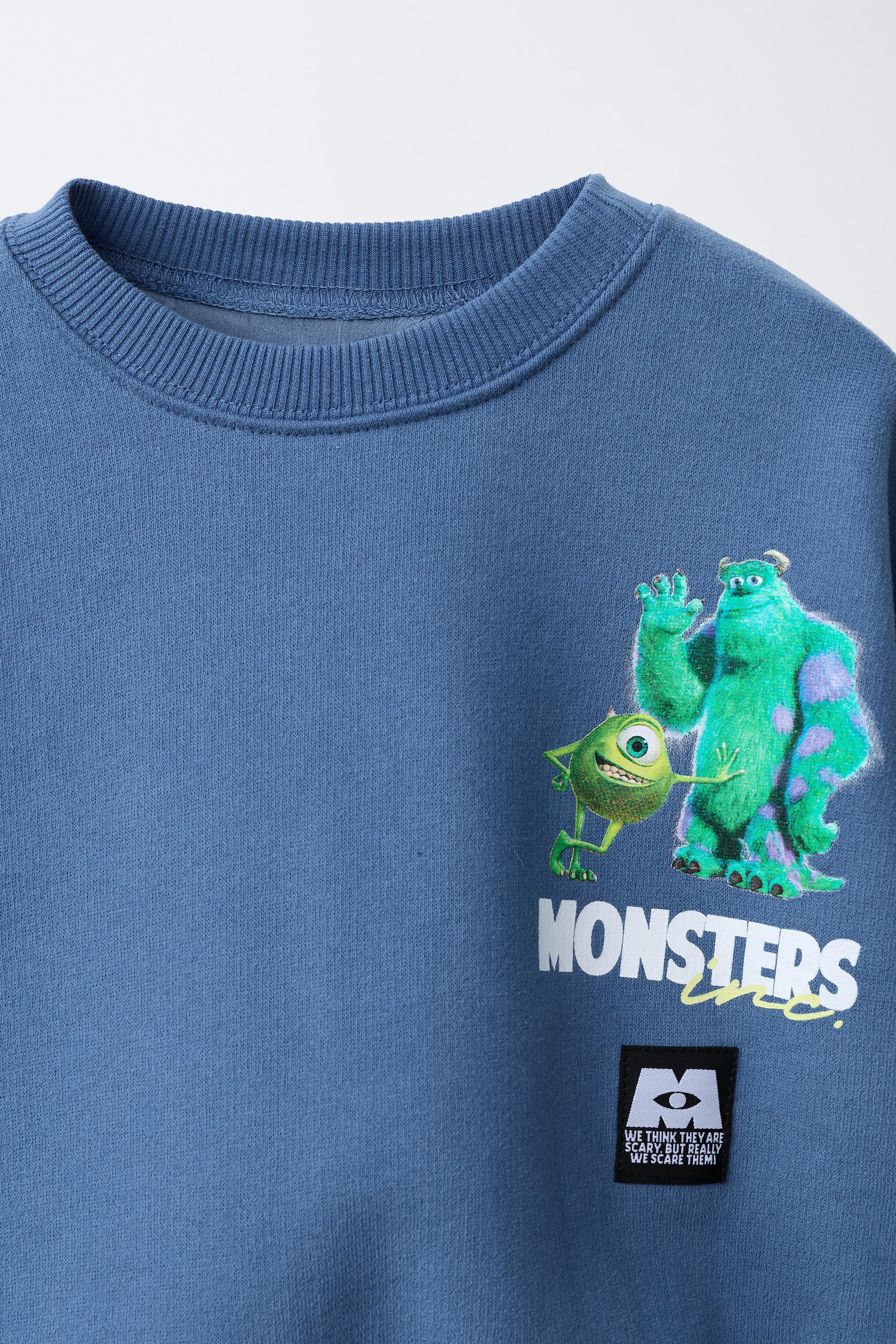 MONSTERS INC © DISNEY PIXAR PRINTED SWEATSHIRT