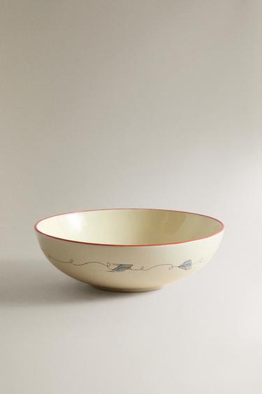 KIDS' DINOSAUR CERAMIC BOWL - Multicoloured by Zara - Image 0