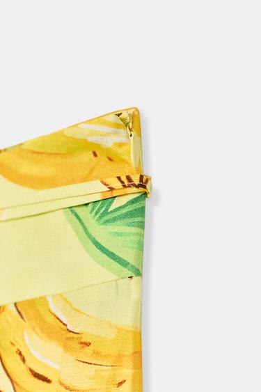 FRUIT-PRINT DRAWSTRING TROUSERS - yellow by Zara - Image 8