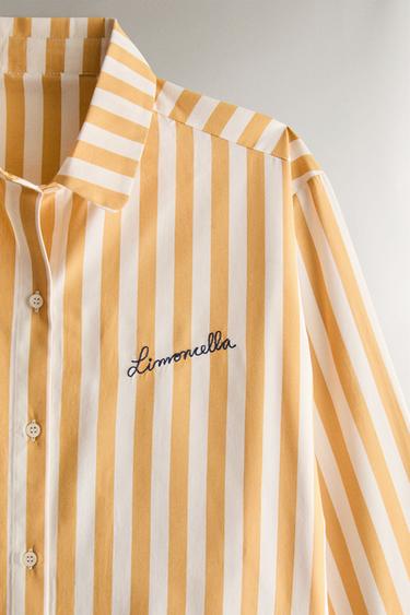 LIMONCELLA X THE ANIMALS OBSERVATORY PYJAMA SET (ADULT) - Ecru/Yellow by Zara - Image 2