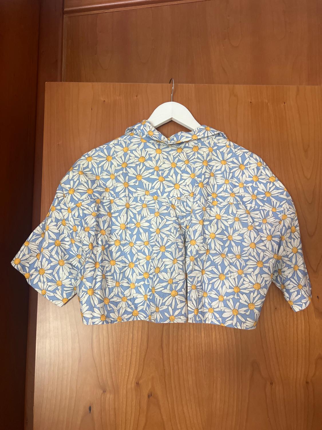 PRINTED LINEN BLEND SHIRT - Image 3