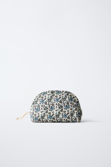 FLORAL TOILETRY BAG - Blue by Zara - Image 4