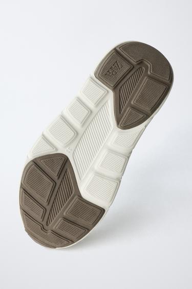 TRAINERS WITH SOLE DETAIL - Ecru White by Zara - Image 7