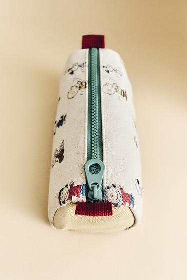 CHILDREN'S PEANUTS™ COTTON PENCIL CASE - Multicoloured by Zara