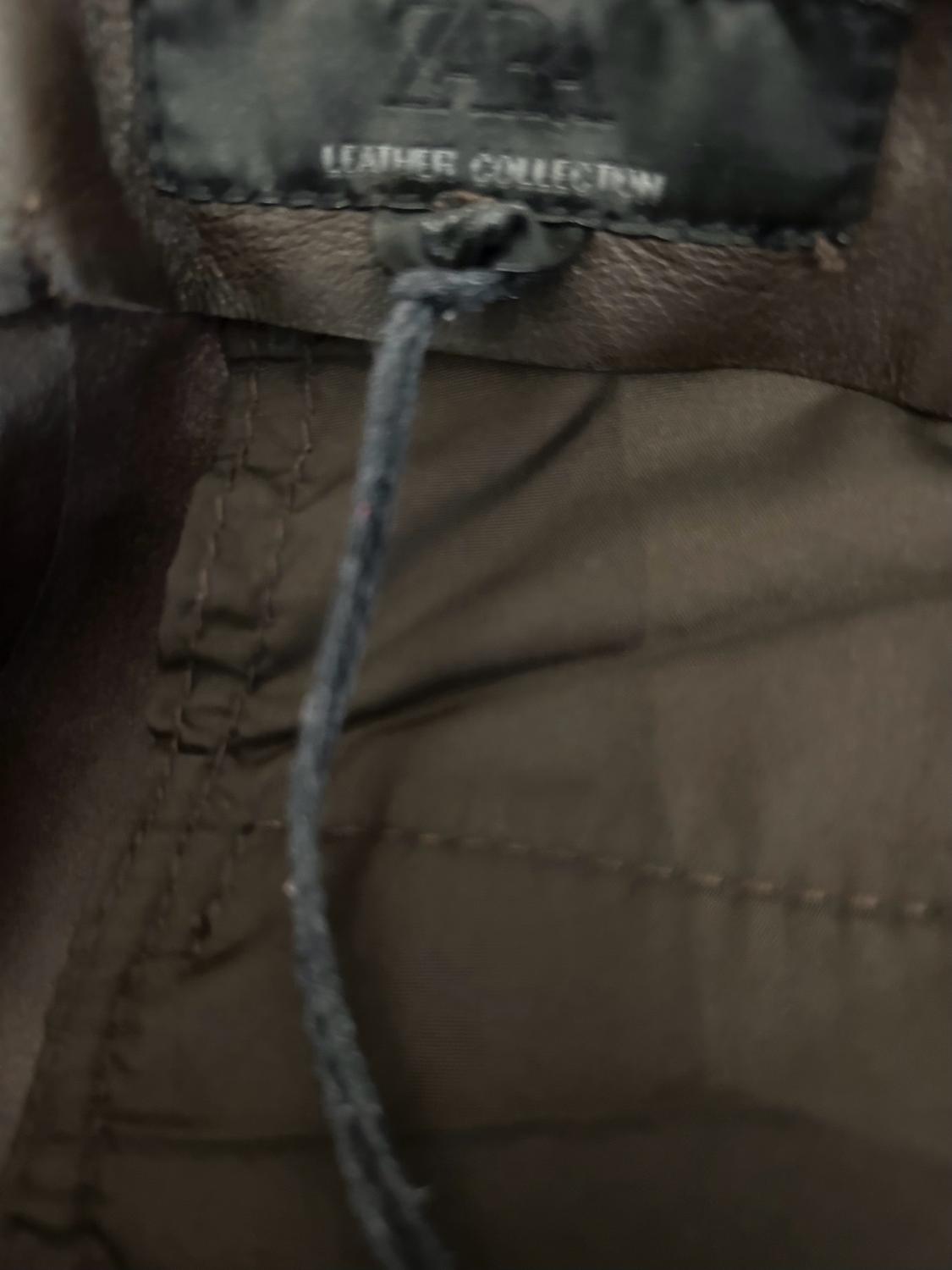 ZW COLLECTION 100% LEATHER BALLOON TROUSERS - Image 5