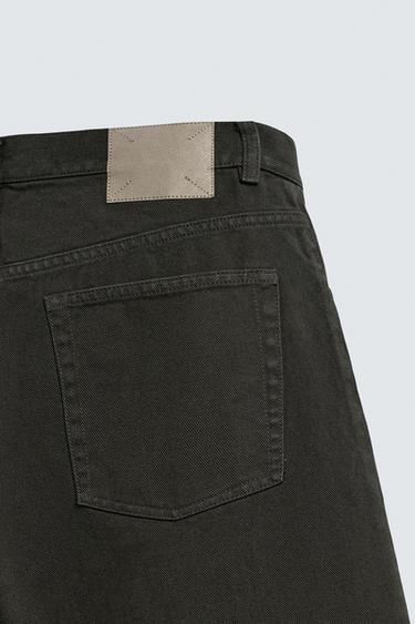 PANTALON STRAIGHT FIT STRUCTURÉ - Noir de Zara - Image 9