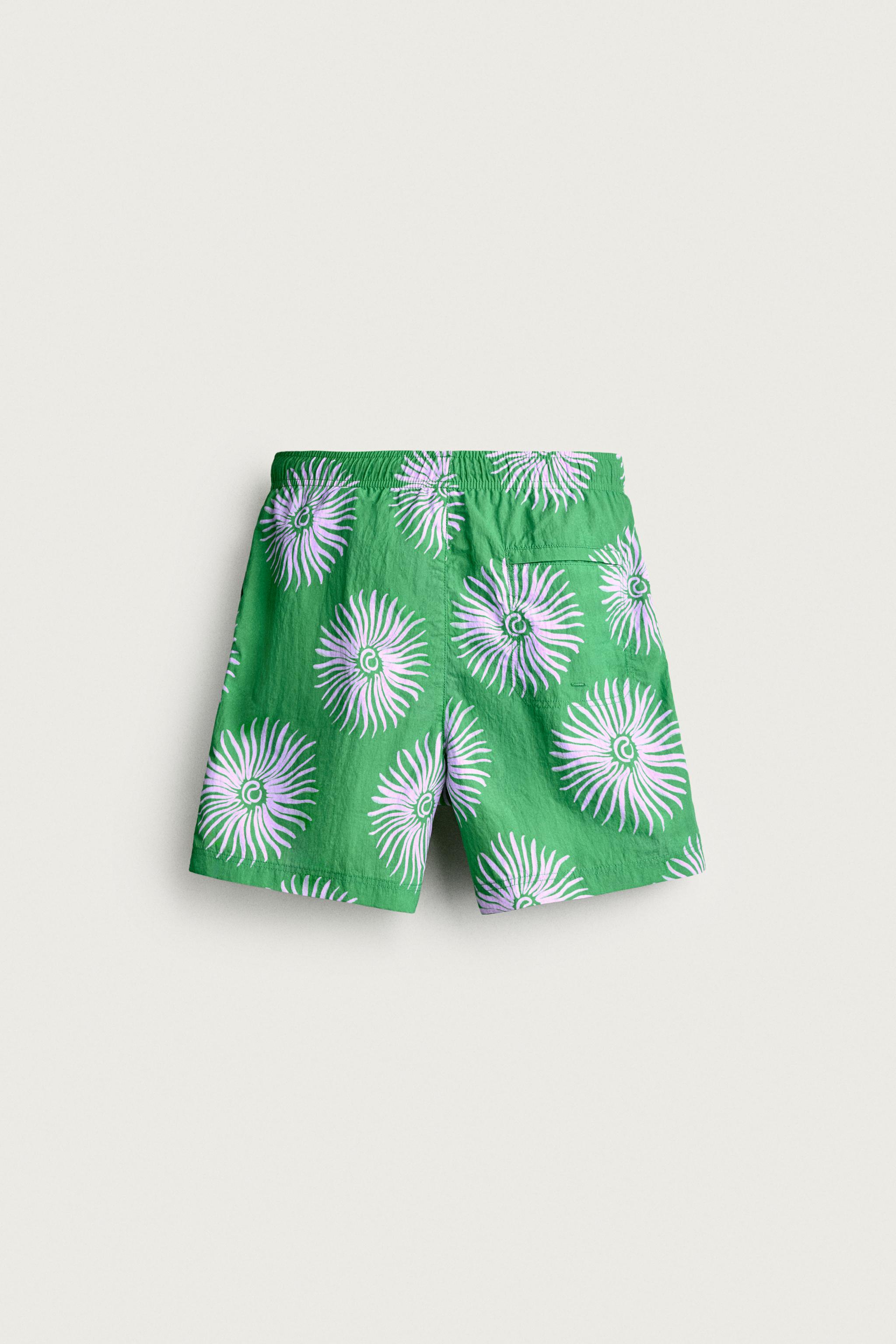 LONG JELLYFISH PRINT SWIMSUIT