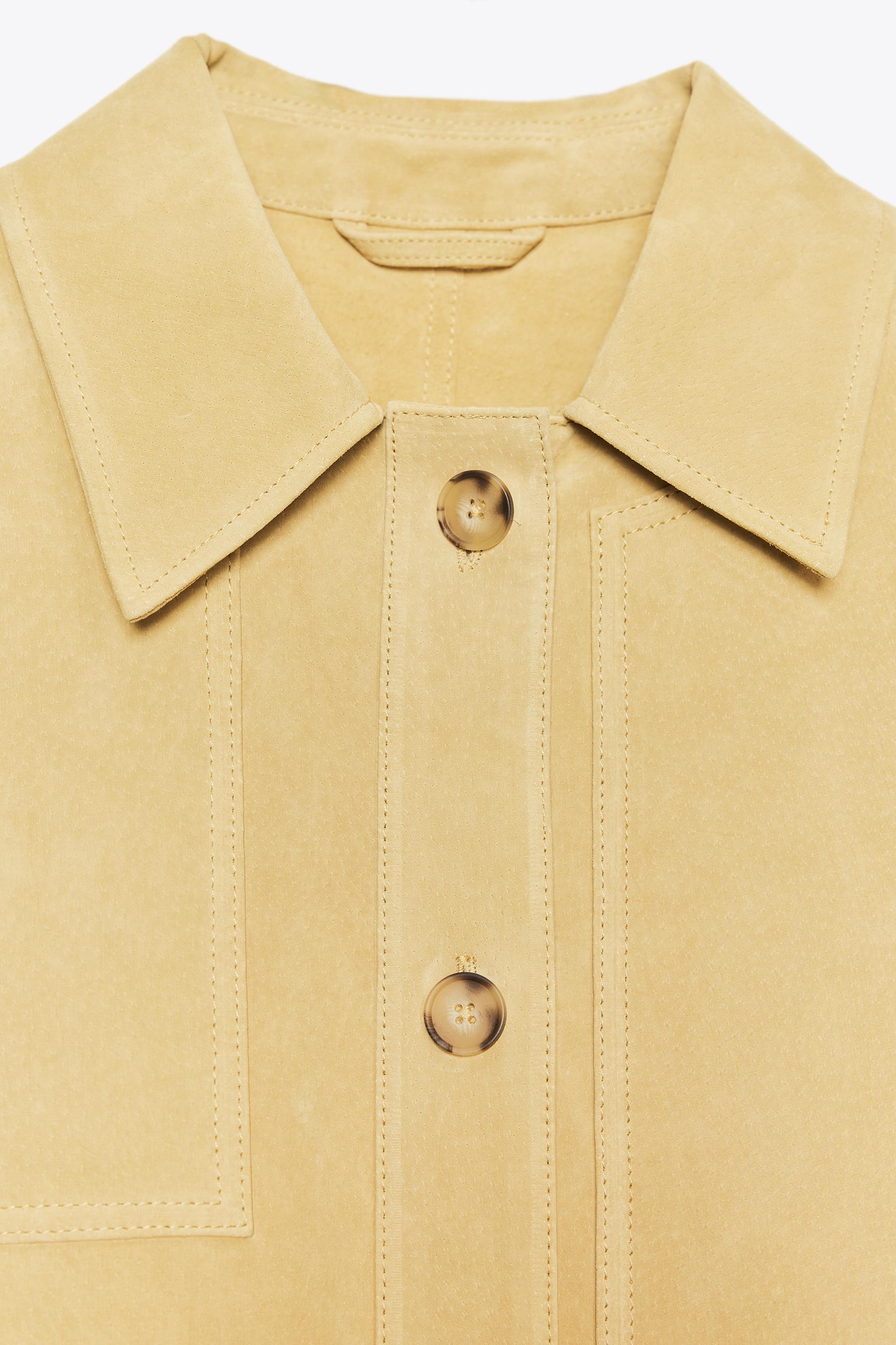 VESTE EN CUIR DAIM 100 %