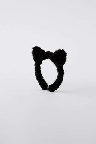 DIADEMA OREJAS PELO - Negro de Zara