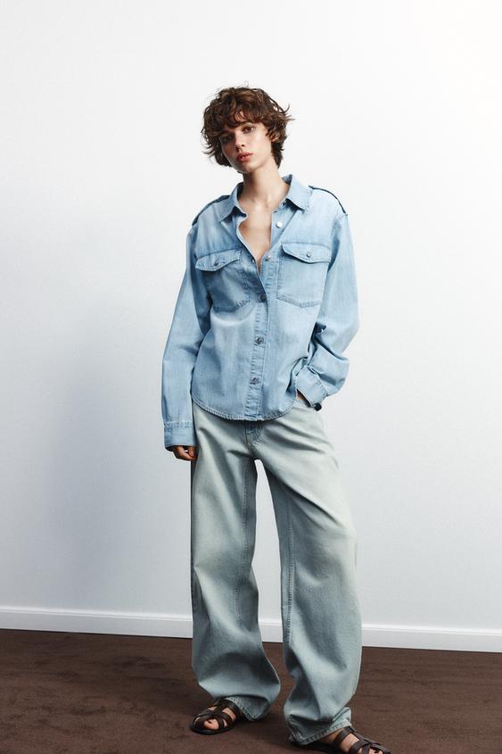 Oversize Giubbotto In Jeans Zara Giacca Oversize Donna Zara Giacca