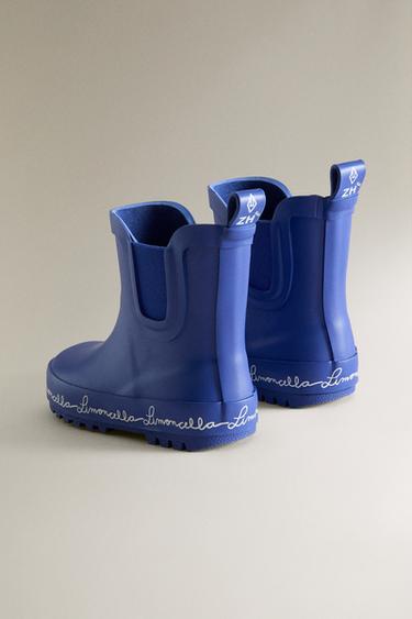 KIDS' THE ANIMALS OBSERVATORY WELLIES - Blue by Zara - Image 3