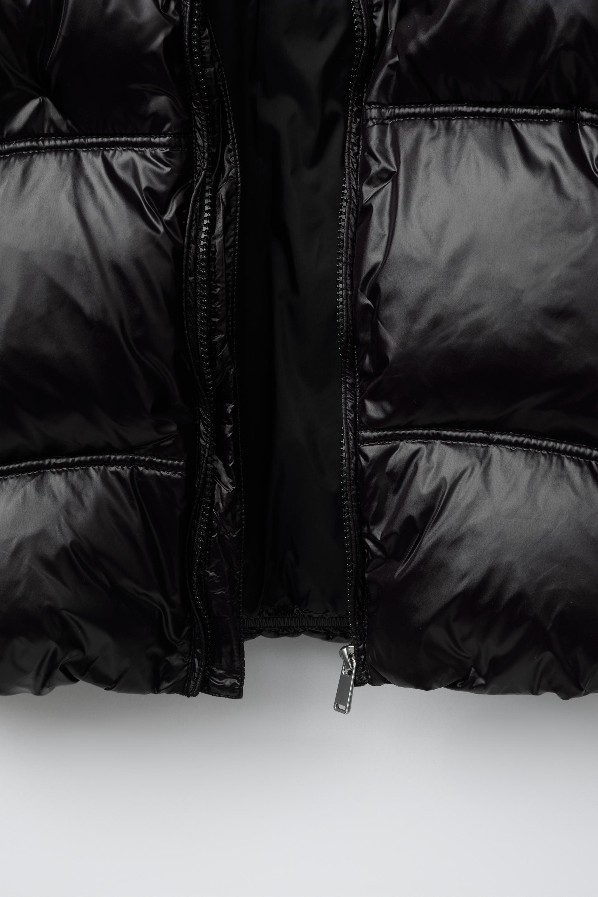 DOUDOUNE 50 % PLUME ET DUVET BRILLANT DÉPERLANTE