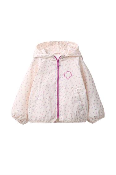 CHUBASQUERO LIGERO FLORES WATER REPELLENT - Crudo de Zara