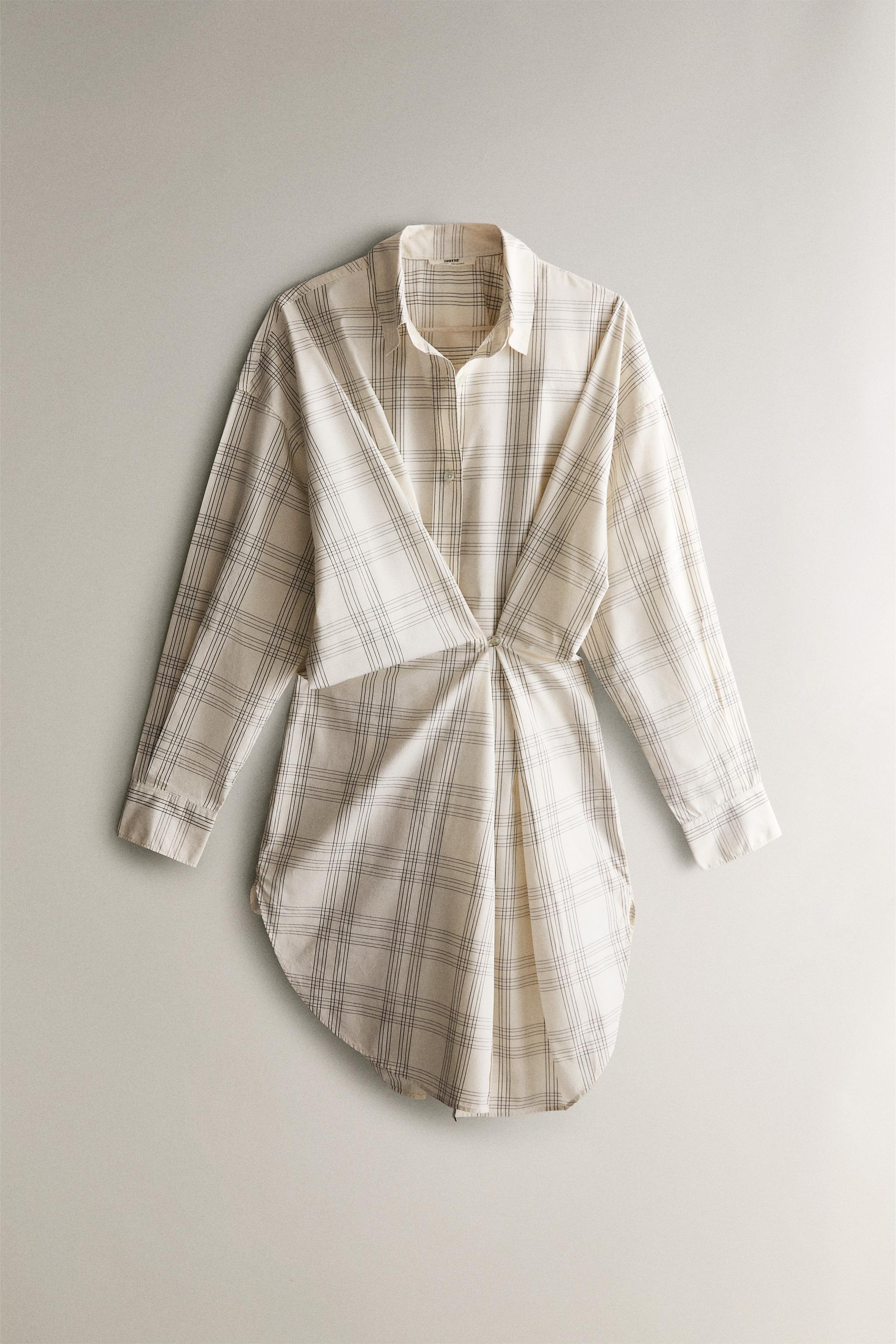 CHEMISE LONGUE RAYÉE