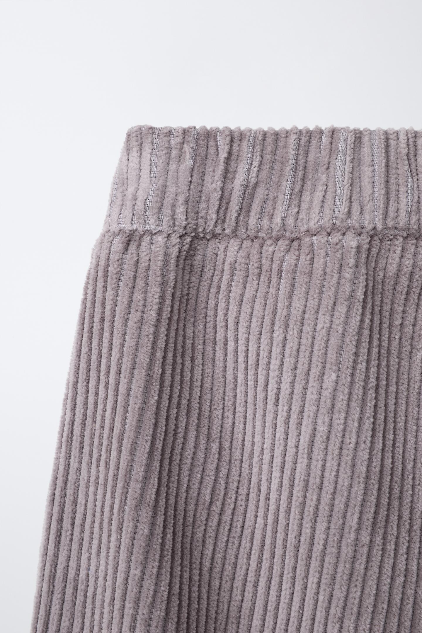 Детские брюки Zara Balloon Corduroy, цвет: Розовато-лиловый — фото 5